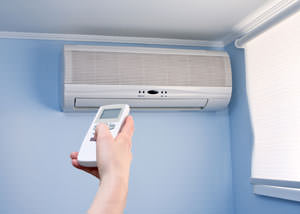 An air handler air conditioning unit installed in a Aroda home