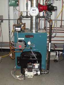 An oil heating system installed in a Central VA home