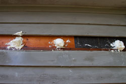 Wall Injection Insulation After being installed in Greenwich